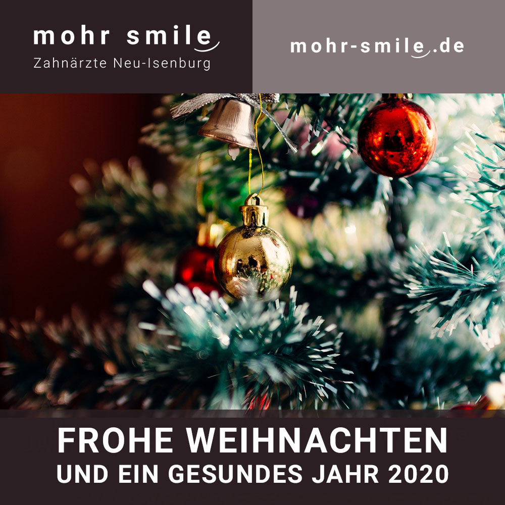 Frohe Weihnachten | mohr smile in Neu-Isenburg bei Frankfurt am Main