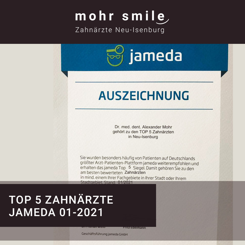 jameda - mohr smile Top Bewertung in Neu-Isenburg bei Frankfurt am Main